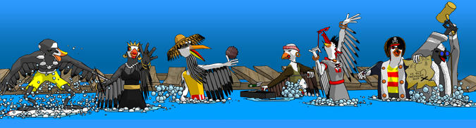 Pelican Beach Characters